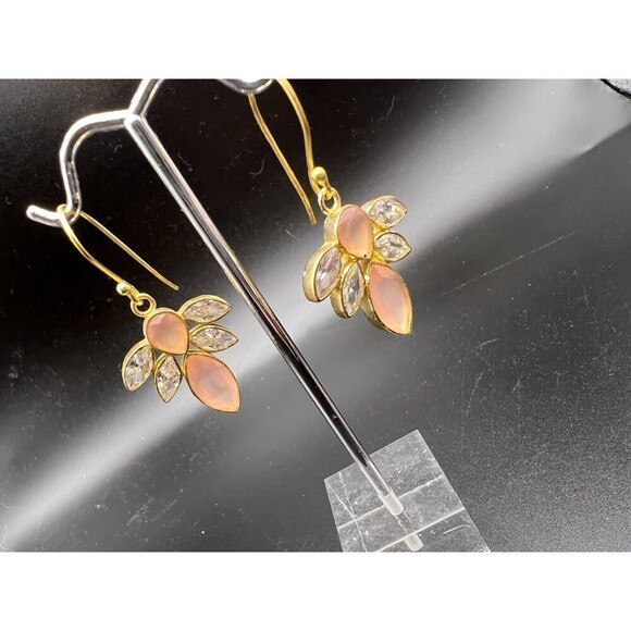 J. Crew Pink Angel Earrings - Picture 3 of 4